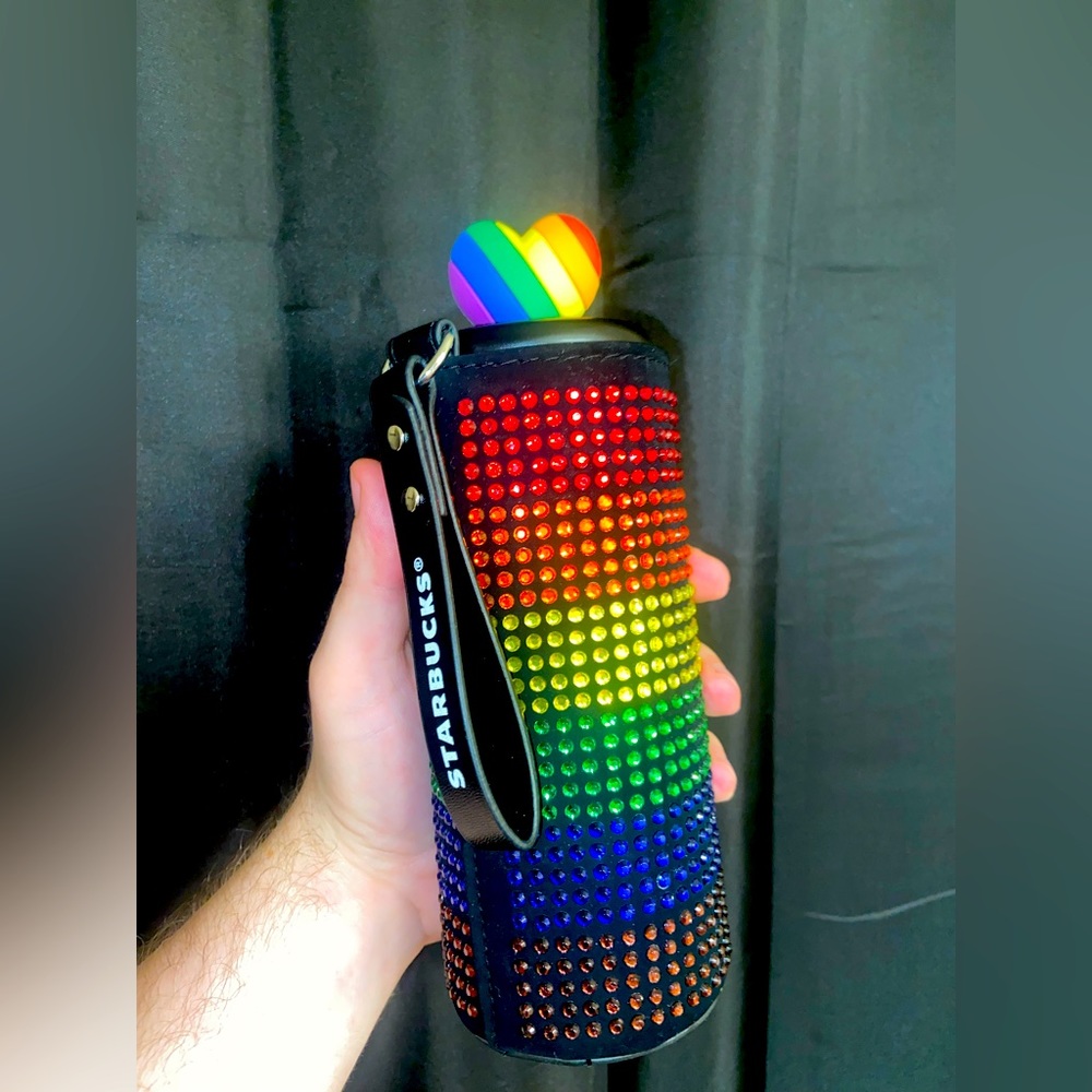 RARE Starbucks Hot Cup - Tall size - PRIDE/RAINBOW JEWELLED